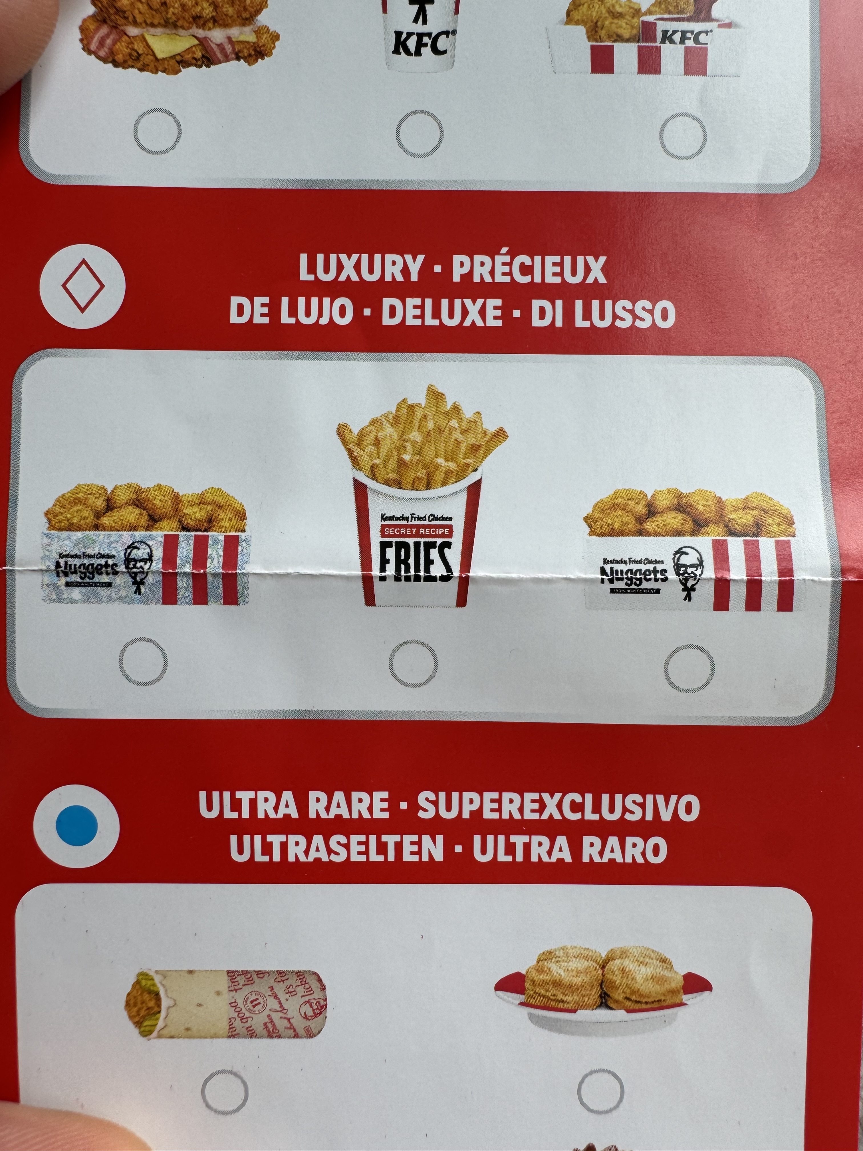 mini brands kfc menu 