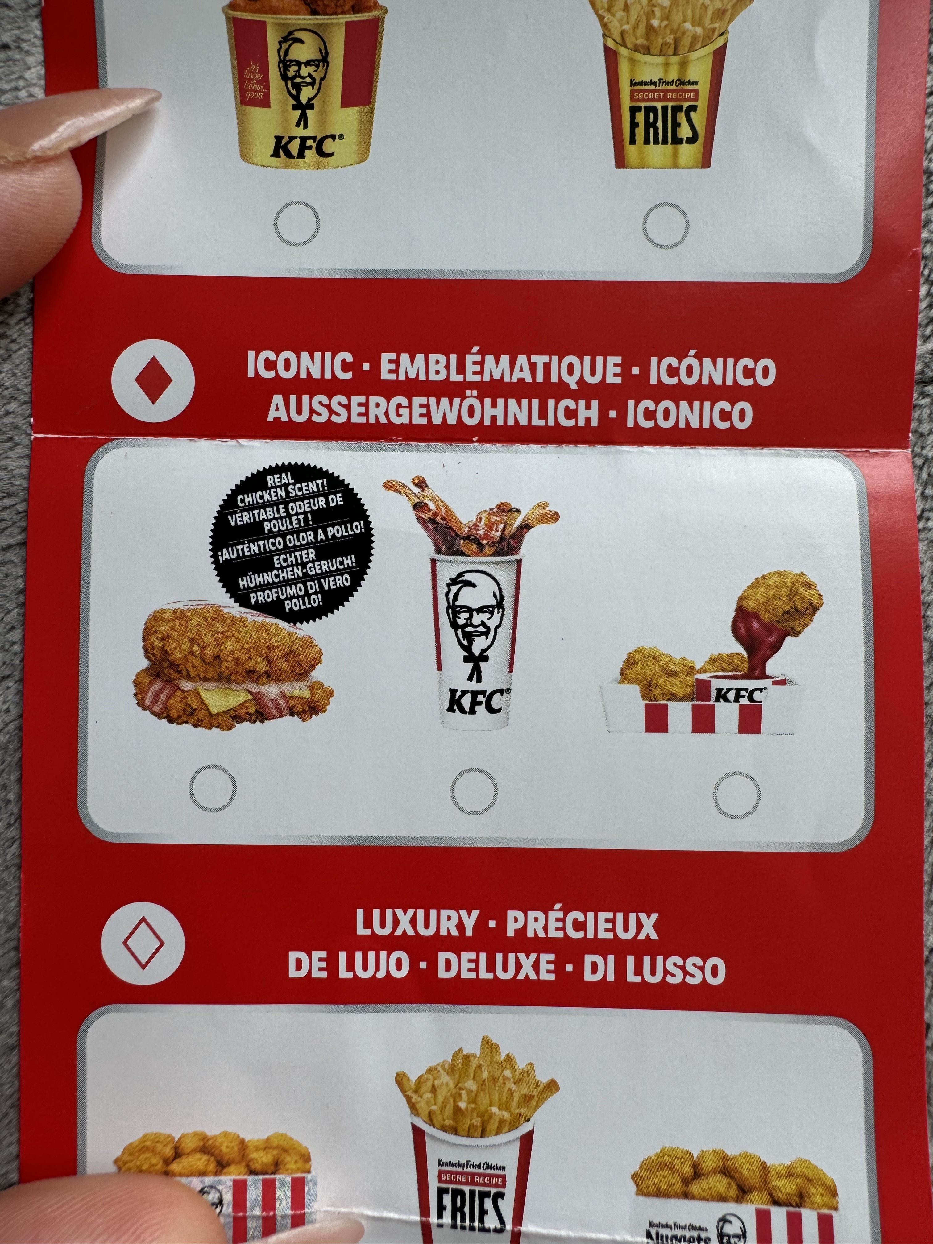 mini brands kfc menu 