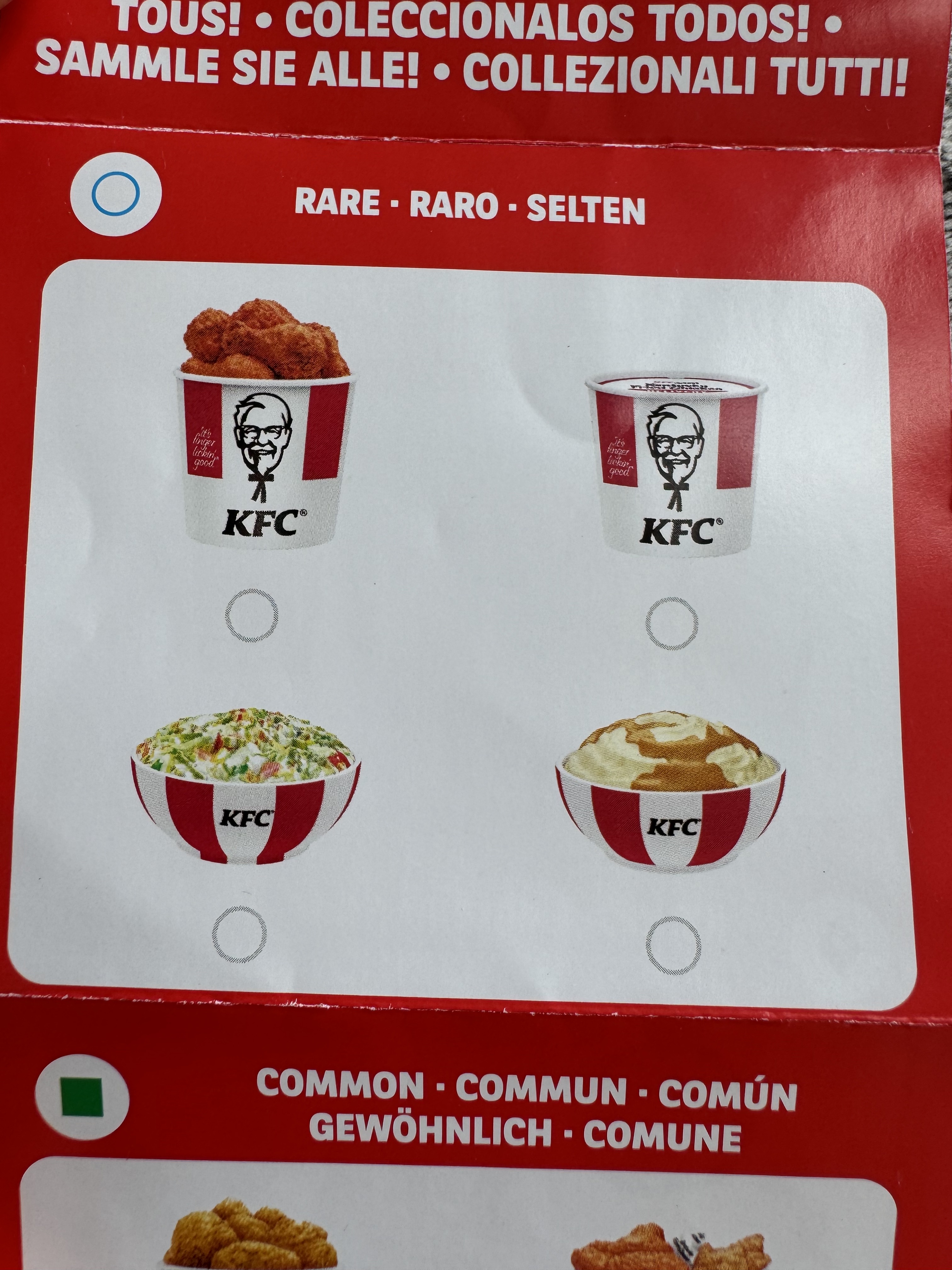 mini brands kfc menu